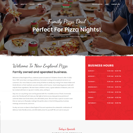 New England Pizza & Restaurant