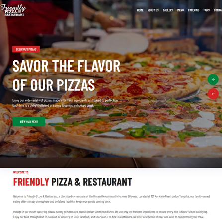 Friendly Pizza & Restaurant